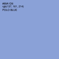 #89A1D6 - Polo Blue Color Image